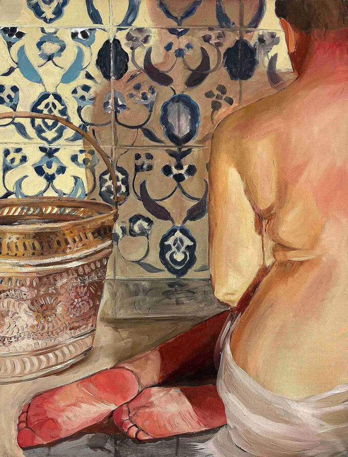 Hemmam-oil on canvas