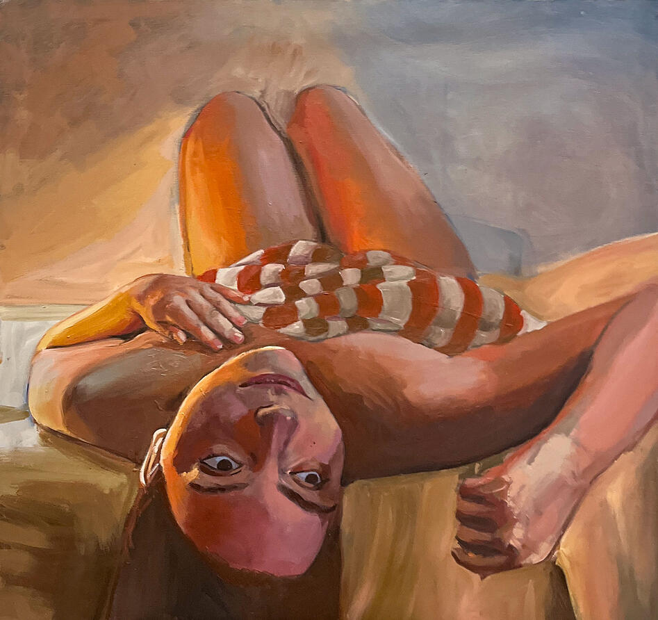 Zoned out-oil on canvas